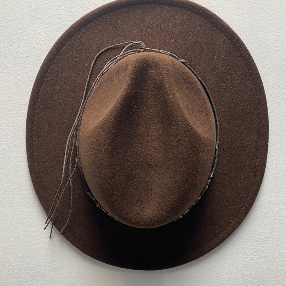 Brown Felt Hat with band
